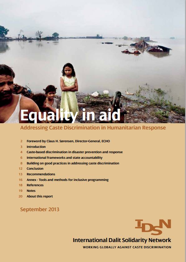 Equality in Aid report cover